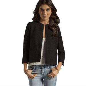 Banana Republic Black Textured Blazer